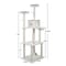 Pet Adobe Pet Adobe Cat Tree House- Multi-Level, Scratching Posts, Condo, Perches & Toys- 6-Feet Tall (Ivory) 618702CLZ - alternate 2